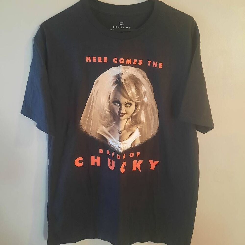 Bride Of Chucky Halloween Horror Shirt XL